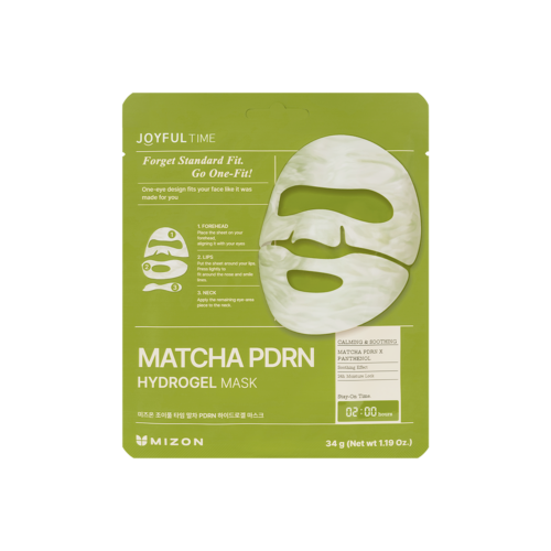 MIZON JOYFUL TIME MATCHA PDRN HYDROGEL MASK 34G
